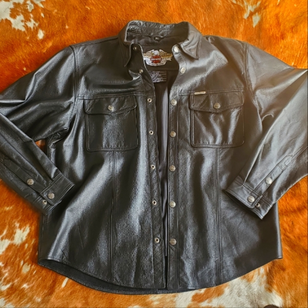 Harley-Davidson Leather Shirt-style Jacket
